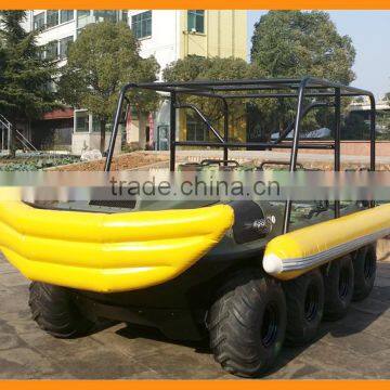 XBH 8X8-2A Jet Propelled Vehicle Floating Water 4 Stroke Vehicle Crossing River Car photo-4