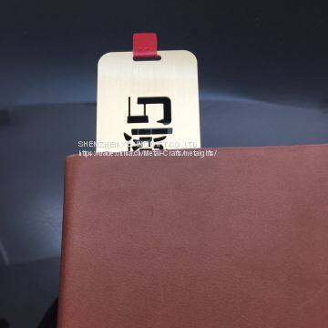 Wholesale Custom Magnetic Gold Plated Bookmarks photo-2