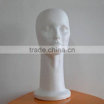 Female Styrofoam Model Wig Hats Caps Glasses Long Neck Display Mannequin Head photo-4