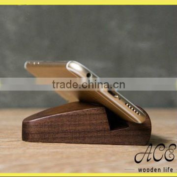 Natural Walnut Wooden cell Phone Stand