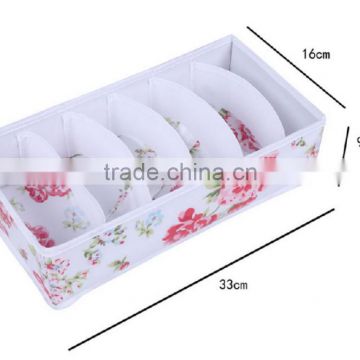 Store More Collapsible Bra Closet Drawer Divider 6 Set Underwear Storage Boxes