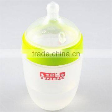 New Arrival 5oz 150ml Wide Neck Food Grade BPA Free PPSU Baby Feeding Bottle with Soft Silicone Nipple