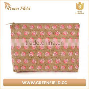 2017 Wholesale Special Material Cork Wood Makeup Bag Trendy Cosmetic Bag photo-3