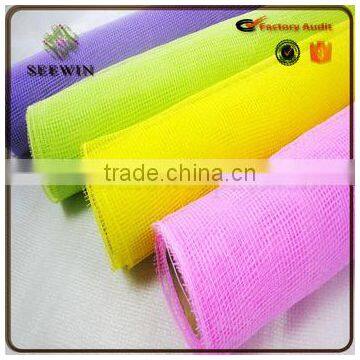 bright color decorative PP mesh for flower wrapping