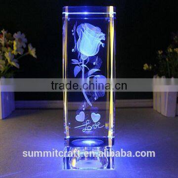 Lucky 3d Rose Flower Wedding Favors Crystal Wedding Souvenirs photo-3