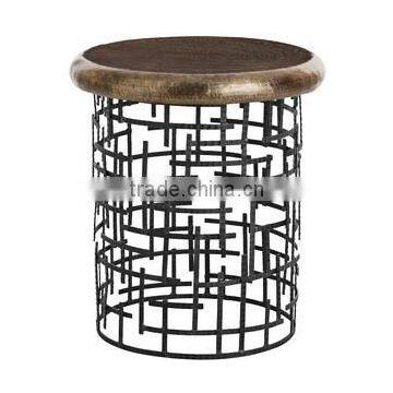 Living Room Portable Metal Stool