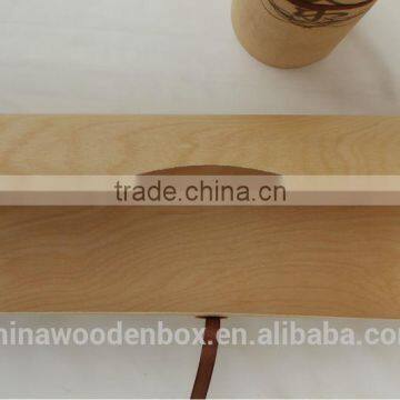 High Quality Light Weight Pine Wood Tea Box photo-3