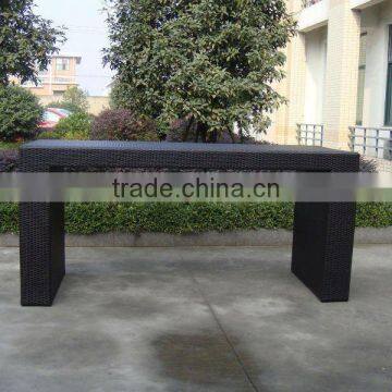 Outdoor Furniture Bar Table Chairs Patio Dining Rattan Wicker Set 9pcs New photo-5