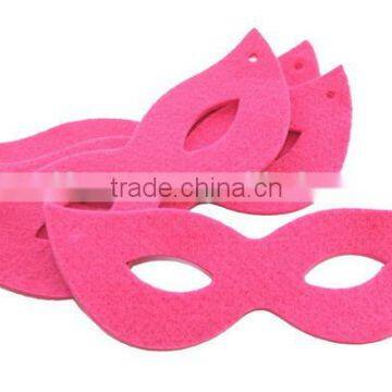 high quality new sale simple sex polyester felt design of party face mask birthday masquerade manufacturer in China OEM