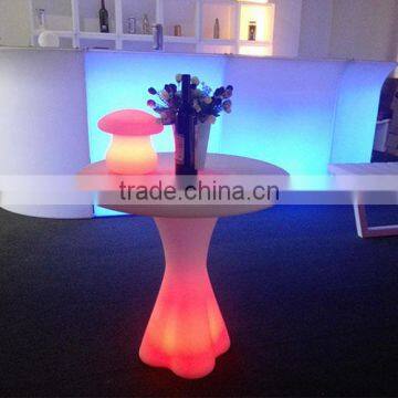 Popular Cheap Party Restaurant Led Luminous Table and Chairs for Sale photo-2