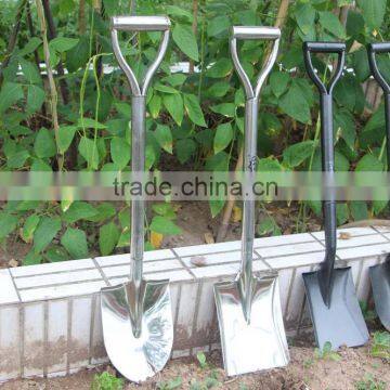 High Quality Stainless Steel 32 Inch Long Handle Agriculture Farming Digging Garden Shovel BD-740