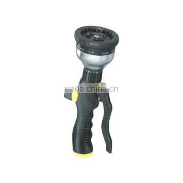 aluminum 9-pattern spray head garden hose water spray nozzle