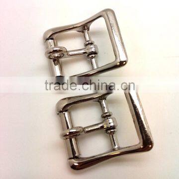 Zinc Alloy Center Bar Buckle With Lockable Prong, Nickel Plate, Buckle for Strap photo-5