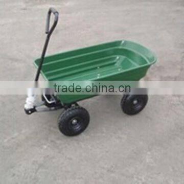 four wheel durable small garden tool cart