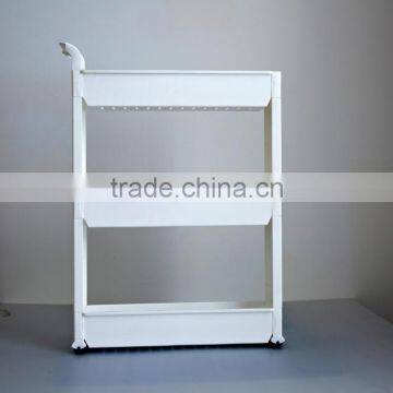 Practical design movable sundries collection corner storage shelf