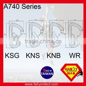 24KN Bent Gate Aluminum Mountain Climbing Carabiner Made in Taiwan photo-6