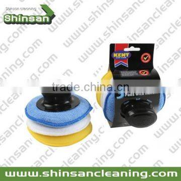 car round wax and polish applicator pad