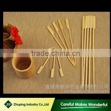 ZHUPING high quality and cheap Flat BBQ Bamboo Skewers