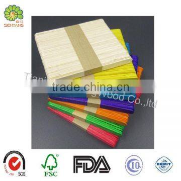 high quality color wooden craft sticks for DIY