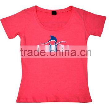 Women White Round Neck T-Shirt_100% Organic Cotton_Elegant Wear @ Best Deal Price photo-3