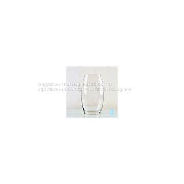 Прозрачная стеклянная ваза для декора гостиницы и дома