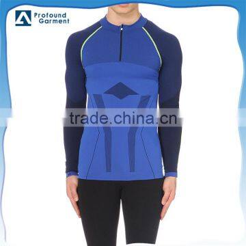 mens tight fit long sleeve sport running t shirt dry fit