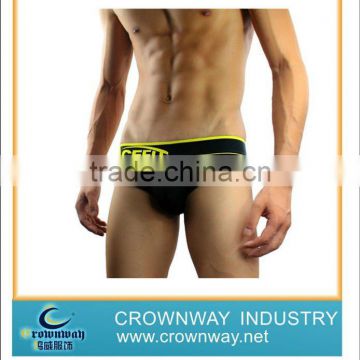 custom black color men's brief