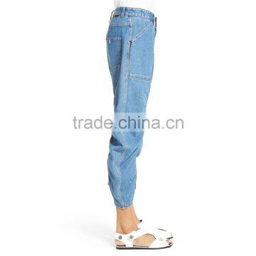 Xenia Ruched Crop Jeans photo-2