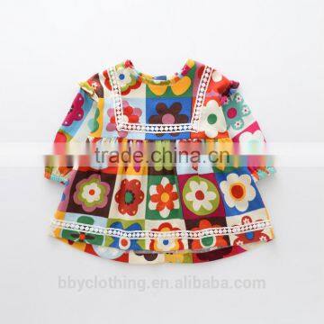 New Autumn Winter Dresses For Girls Dress Cotton Elegant Printing Flower Perfume Princess Costumes For Girls photo-2