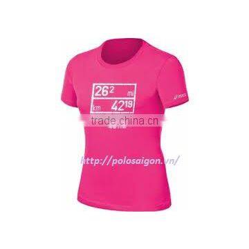 Polyester/cotton Women's T-shirt,wholesale Women Baseball t Shirt