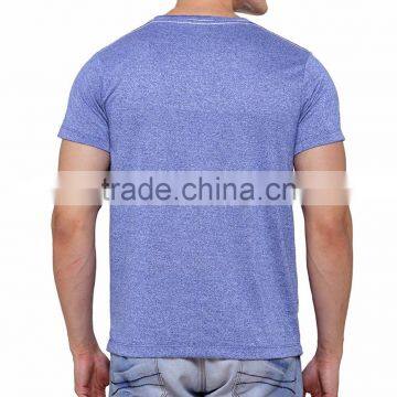 Wholesale Men's Royal Blue Round Neck t Shirt photo-2