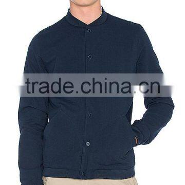 Botton Front Design Navy Blue Custom Jacket for Men Made in China Factory photo-2