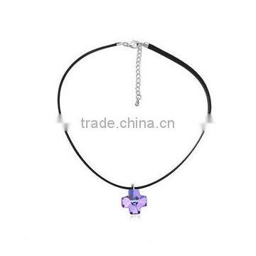 Sparkling Crystal Fishing Wire Necklace Simple Wire Necklace With cz Crystal Sotne High End Crystal Necklace Elegent Jewelry photo-3