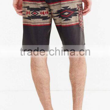 Water-resistant Mens Custom Boardshorts in Geometric Pattern photo-4
