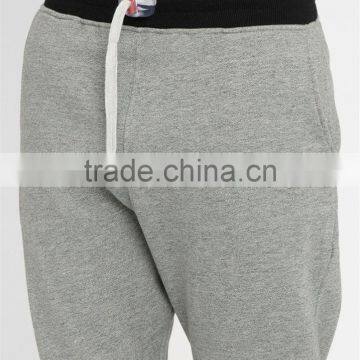 95% Cotton 5% Spandex Two Tones Loose Joggers photo-5
