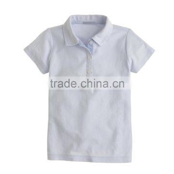 Wholesale Primary School Uniforms Custom Kids Plain Polo Shirts Design photo-3