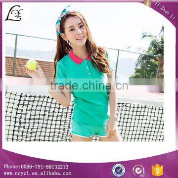 Good quality low price brand women polo shirt