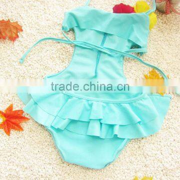 S31360W Popular Young Girls Sweer One Piece Swimsuit Models photo-4