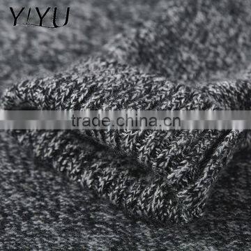 Fashion Winter Sweater Women Grey Rollneck Long Knit Cashmere Pullover photo-4