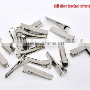 Wholesale Hair Accessories Silver Tone Prong Barrettes Hair Clips photo-3