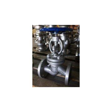 PN16 wcb flange globe valve