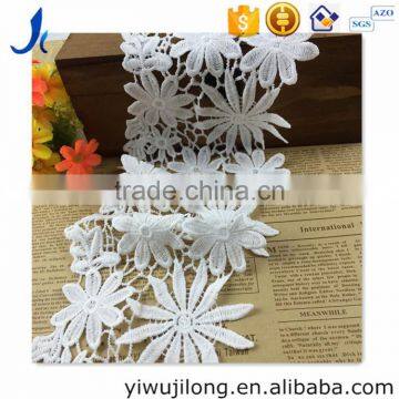 water soluble embroidery lace trim high quality lace