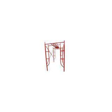 OEM Painted Movable Scaffolding System , Q235 / Q345 Steel Scaffolding for Building