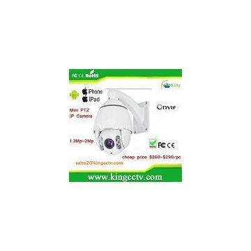 720p IP Camera PTZ HK-Ht-Sh100-720p 1.3 Megapixel Full HD PTZ Camera HD 720p/1.3m IR IP PTZ Camera