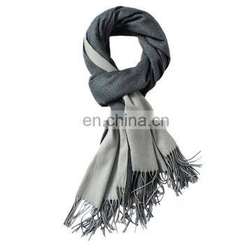 Neckwear cashmere material customized unisex winter fashion hot sale classic men scarves