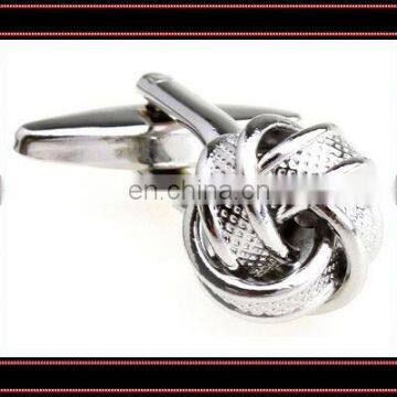 fashion accessories top brand metal knot cufflinks