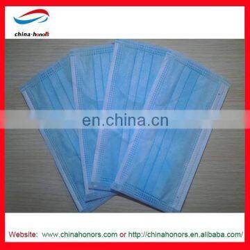 3 ply surgical face mask blue
