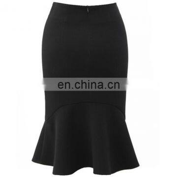 2015 ladies' girls fashion black skirts