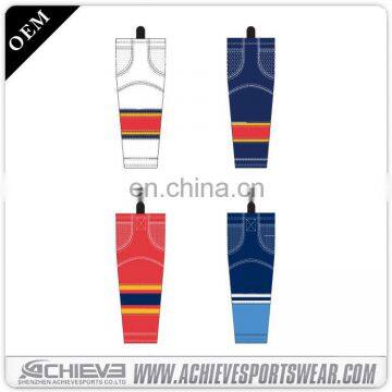 100%polyester Sublimate Custom Team Club Ice Hockey Pant Short Sock Adult Short Nhl Jersey Short photo-4