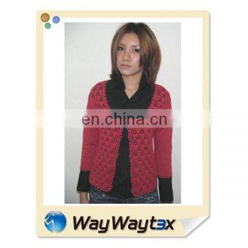 Crochet Women 12GG Rayon Knitted Sweater